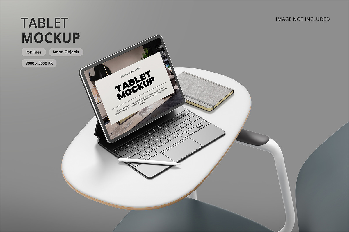 Tablet Mockup, an iPad Mockup by Mockupnine (Photo 1 of 3)