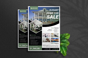 Real Estate Flyer Template Design, a Flyer Template by Graphiexperto