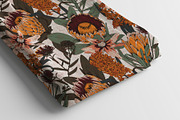 set of 7 floral pattern with birds, a Pattern Graphic by Aban's World (Thumbnail 6 of 6)