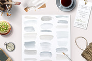 Watercolor Photoshop Brushes ABR preview 3