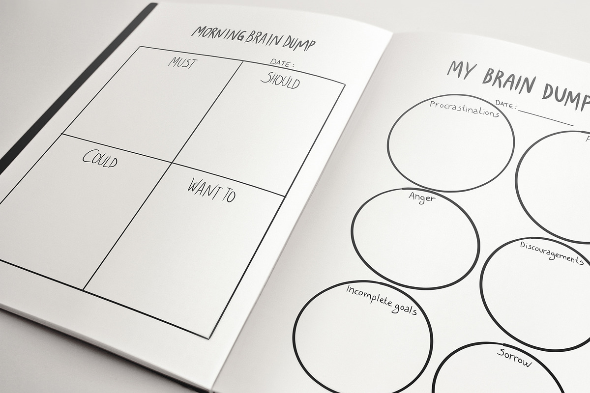 19 Hand Drawn Print Planner Layouts, a Graphic by Character (Photo 7 of 11)