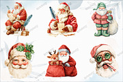 Santa Claus Clipart, a Graphic by designcity5 (Thumbnail 2 of 5)