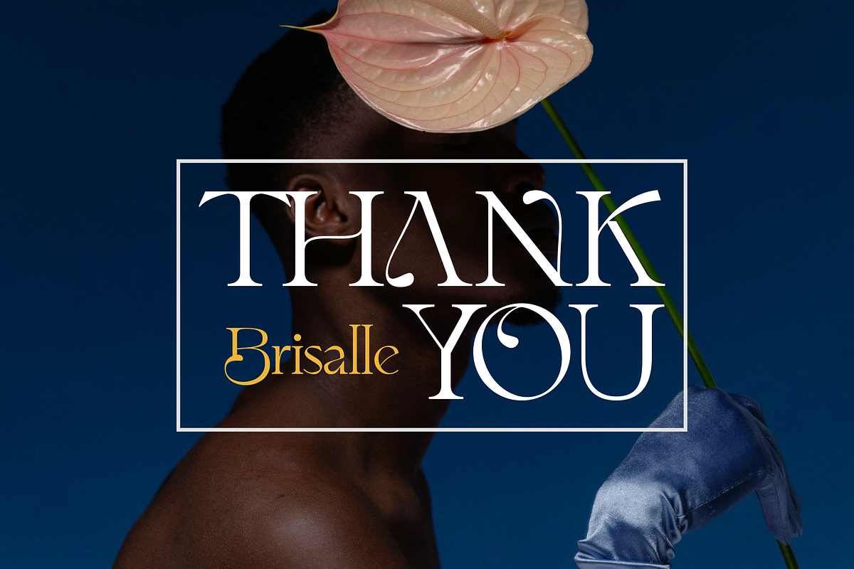 Brisalle Stylish Artistic Font, a Serif Font by Graphue (Photo 8 of 9)