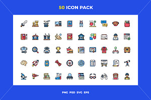 50 Nerd icons, an Icon by Wencory
