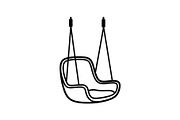Hanging Egg Chair Silhouette Bundle, an Illustration by Designer_Momina (Thumbnail 46 of 51)