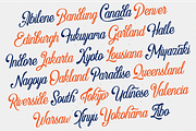 The Crawley (6 font with extras), a Script Font by Angin Studio (Thumbnail 4 of 12)