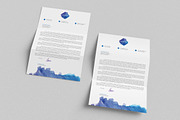 Corporate Letterhead 11 with MS Word, a Stationery Template by ND Design (Thumbnail 4 of 9)