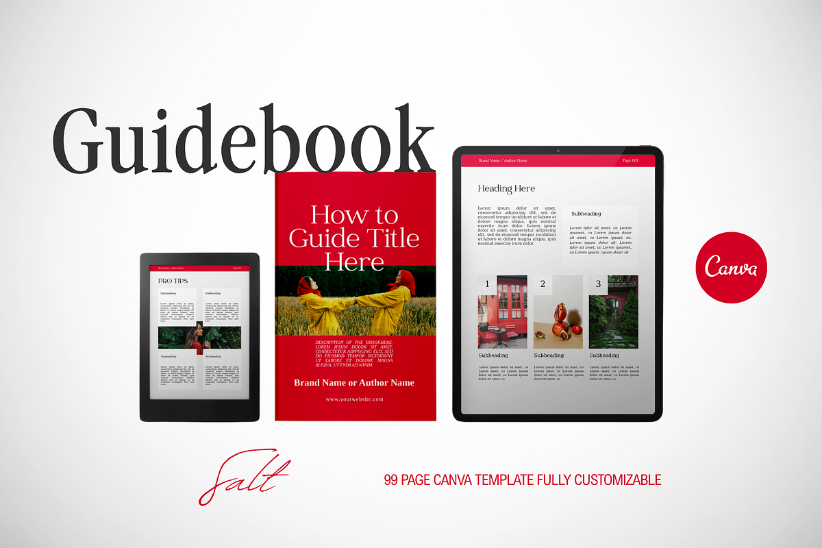 S A L T | Guidebook Canva Template