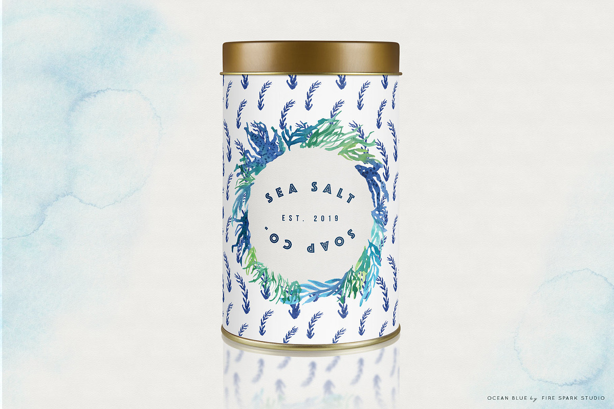 Ocean Life Watercolor Illustrations, an Illustration by Fire Spark Studio (Photo 8 of 8)