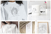 Minimalist Line Art Boho doodles 149, an Illustration by Drawberx (Thumbnail 5 of 16)