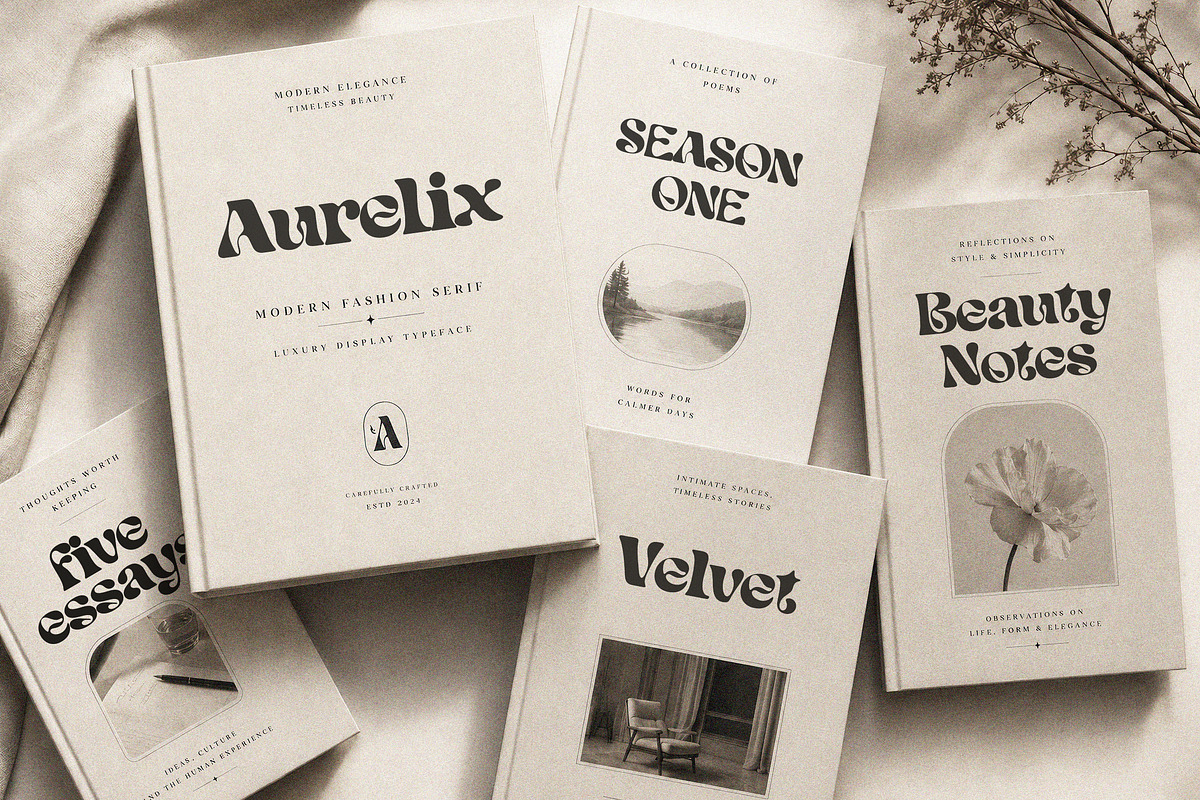 Aurelix | Modern Fashion Serif, a Serif Font by Ckybe's Corner (Photo 7 of 11)