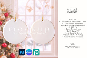 Ornament Mockup Front and Back