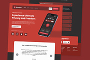 Phantom - VPN Proxy Landing Page V1, a Landing Page Template by twinstd (Thumbnail 2 of 5)