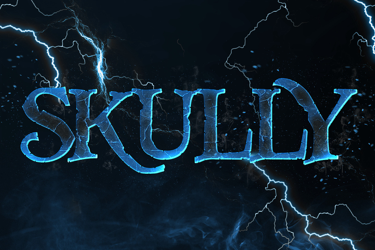 Skully - Design Font, a Font by Jeff Napadow (Photo 4 of 5)