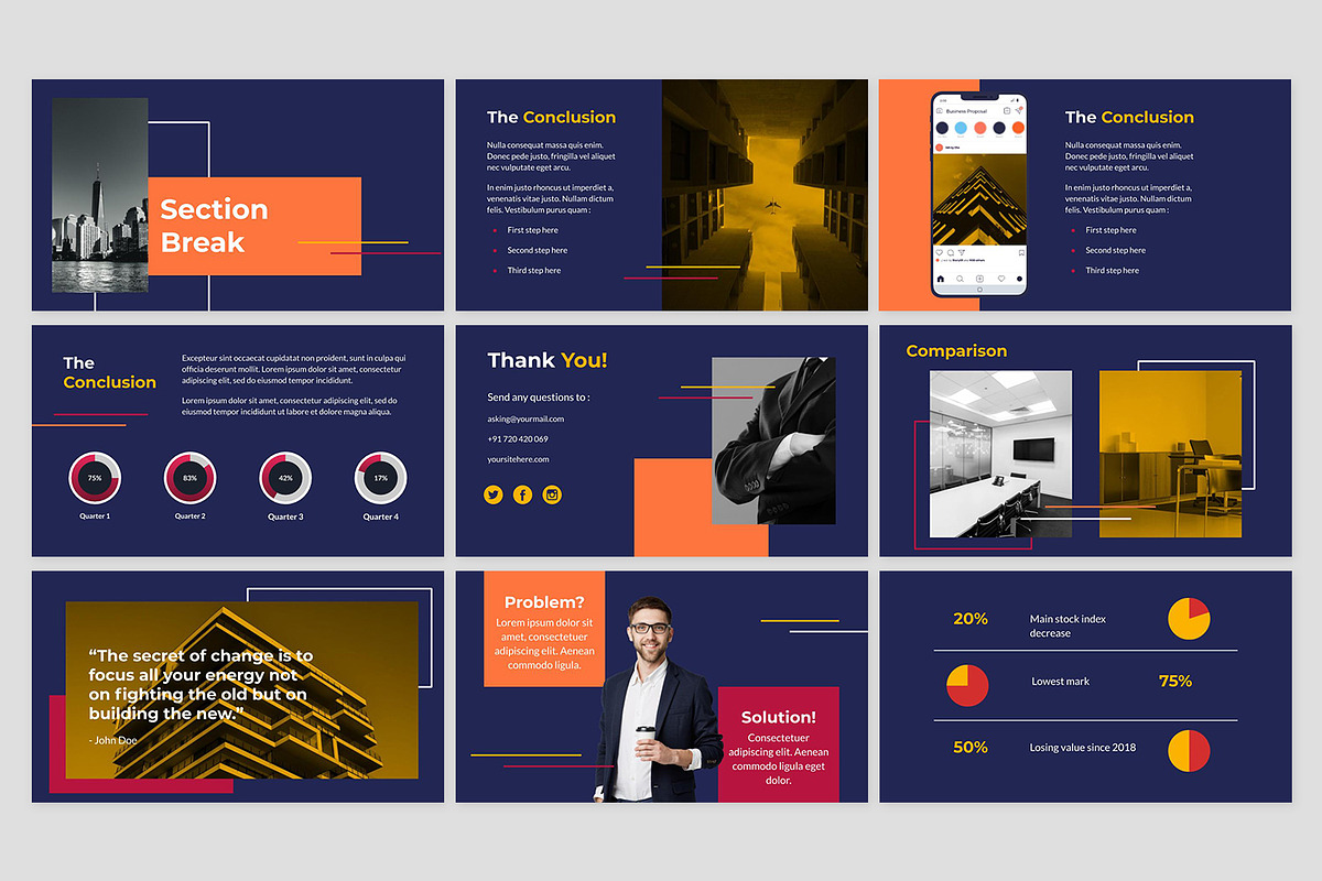 Business Google Slides, a Presentation Template by Fitra Noor (Photo 3 of 3)