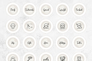 Instagram Highlight Story Covers, a Social Media Template by VeliusCreativeStudio (Thumbnail 5 of 6)