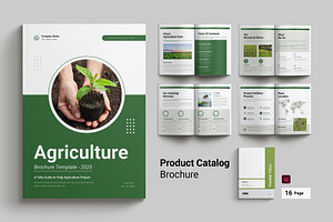 Agriculture Brochure Template, a Brochure Template by Cleffon_Graphic_Studio
