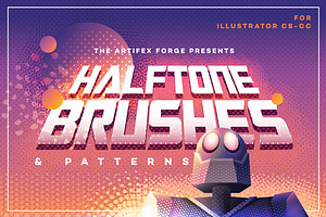 Halftone Brushes Bonus Patterns