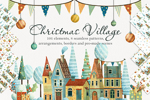 Christmas Village Set