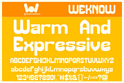 Make Smile Font, a Sans Serif Font by weknow (Thumbnail 2 of 8)