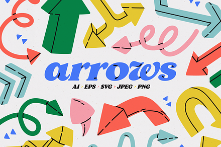 Arrows in vibrant colors, an Object Graphic by my.ordinarty