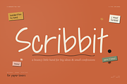 Scribbit - Bouncy for Cozy Brands, a Handwritten Font by Lettra Studio (Thumbnail 1 of 16)