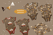 Travel Set. Illustrations & Patterns, a Seasonal Illustration by Linerisyart (Thumbnail 6 of 12)