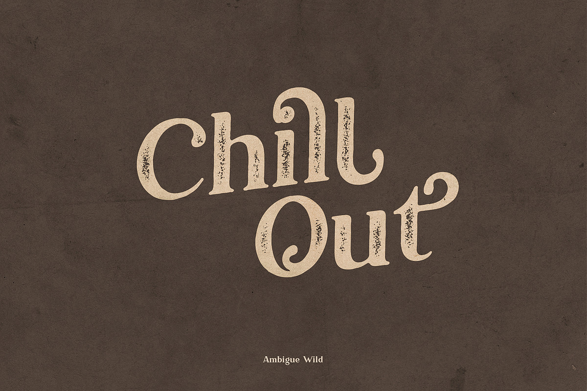 Ambigue Wild Modern x Vintage Serif, a Serif Font by Wandery Supply (Photo 16 of 22)