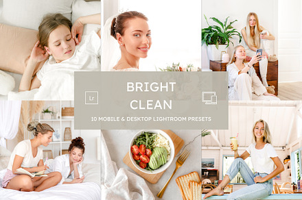 10 Bright Clean Lightroom Presets