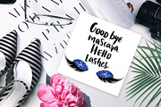 Lashes quotes for fashion girls., a Decorative Illustration by Yana Lesiuk (Thumbnail 4 of 9)