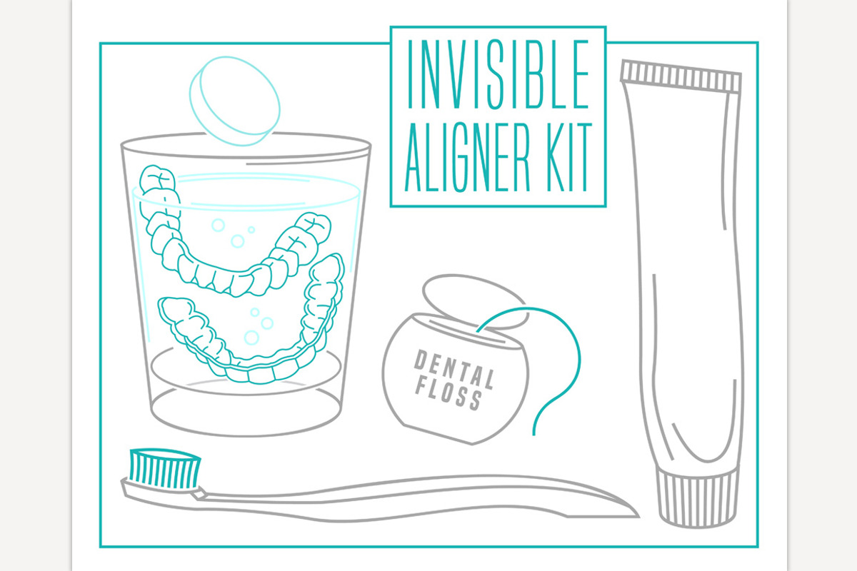 Orthodontic silicone trainer., a Healthcare Illustration by Anna's Shop