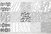 30 abstract black and white patterns, a Pattern Graphic by pineart (Thumbnail 3 of 7)