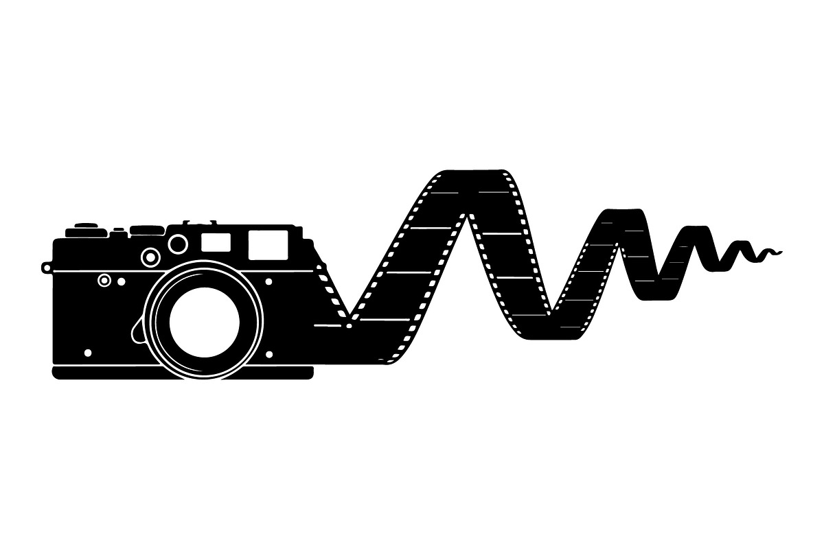 Vintage Camera Film Silhouette, an Object Illustration by yasushie (Photo 6 of 31)