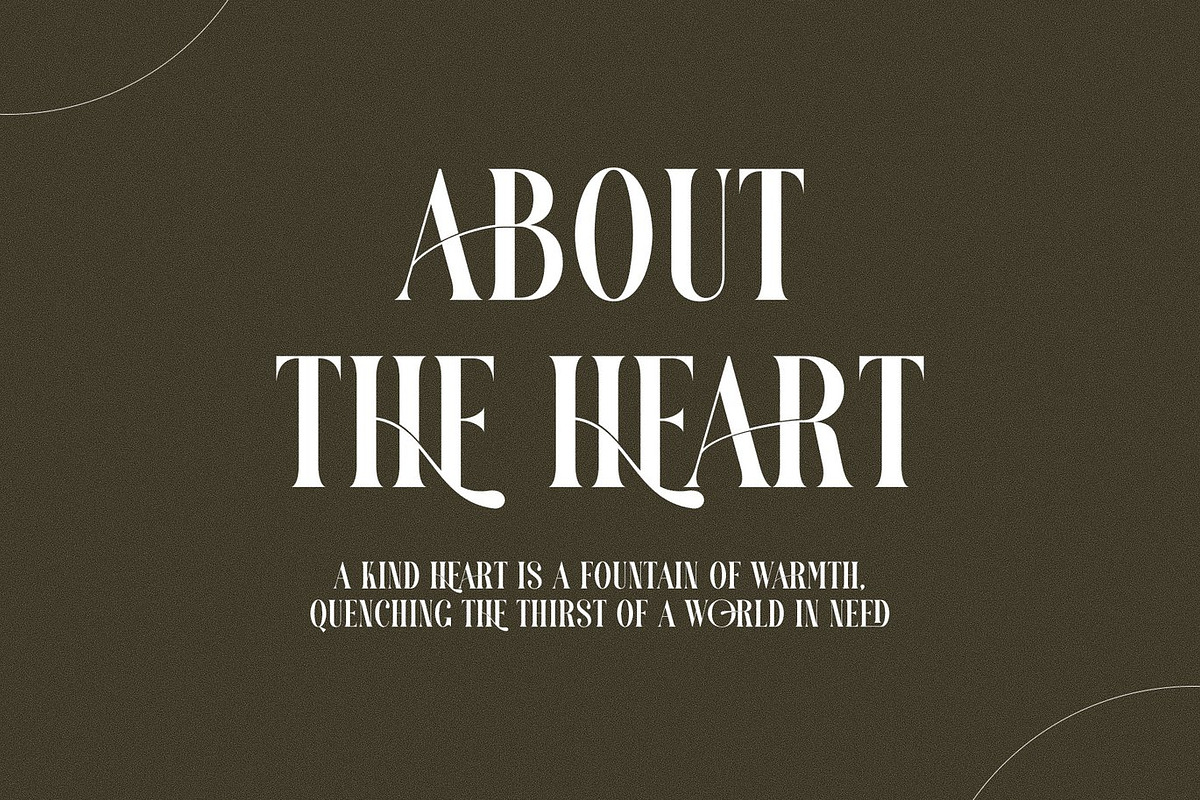 Vortex - Elegant Serif Font, a Serif Font by Luna Shop (Photo 6 of 6)