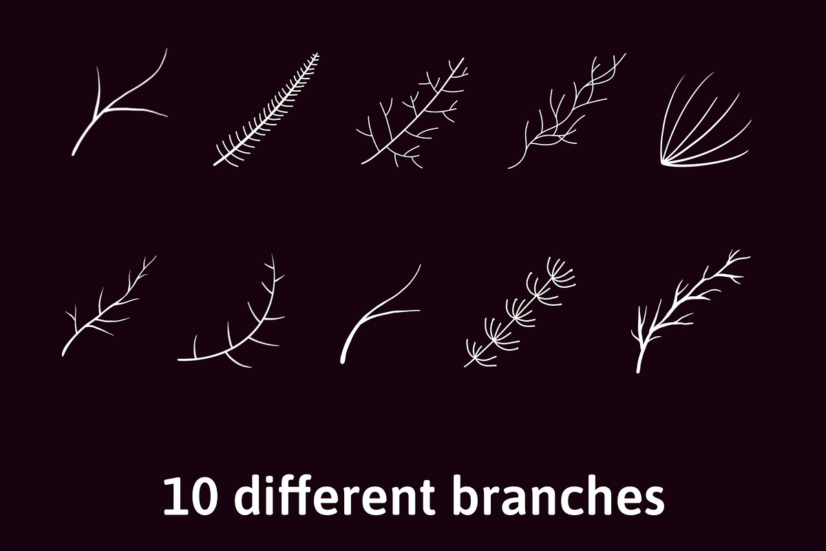 Wreath maker kit for Procreate, a Brush Add-On by Littlefield Design (Photo 8 of 14)