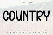 Country, a Sans Serif Font by InermediaSTUDIO (Thumbnail 1 of 7)