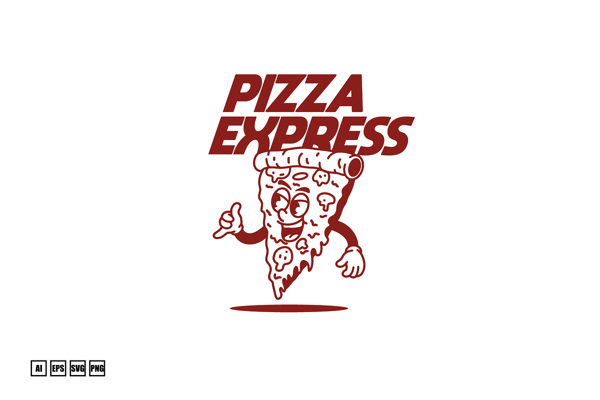 Pizza Express, an Illustration by kalehstudio