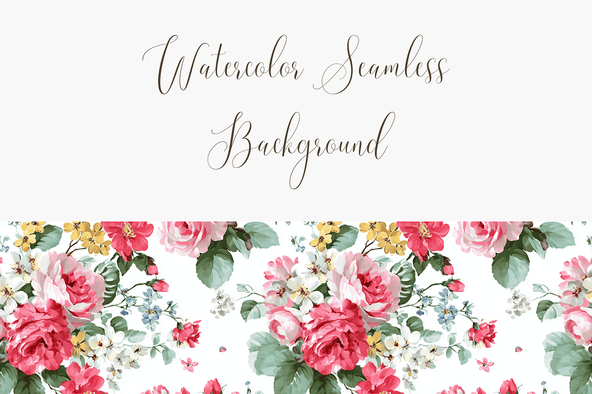 Vintage Floral Seamless Pattern, a Pattern Graphic by Pati Charm Studio (Photo 3 of 6)