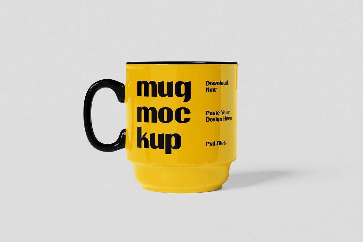 Glossy Mug Mockup, a Packaging Mockup by UFR_GRAPHIC (Photo 3 of 4)