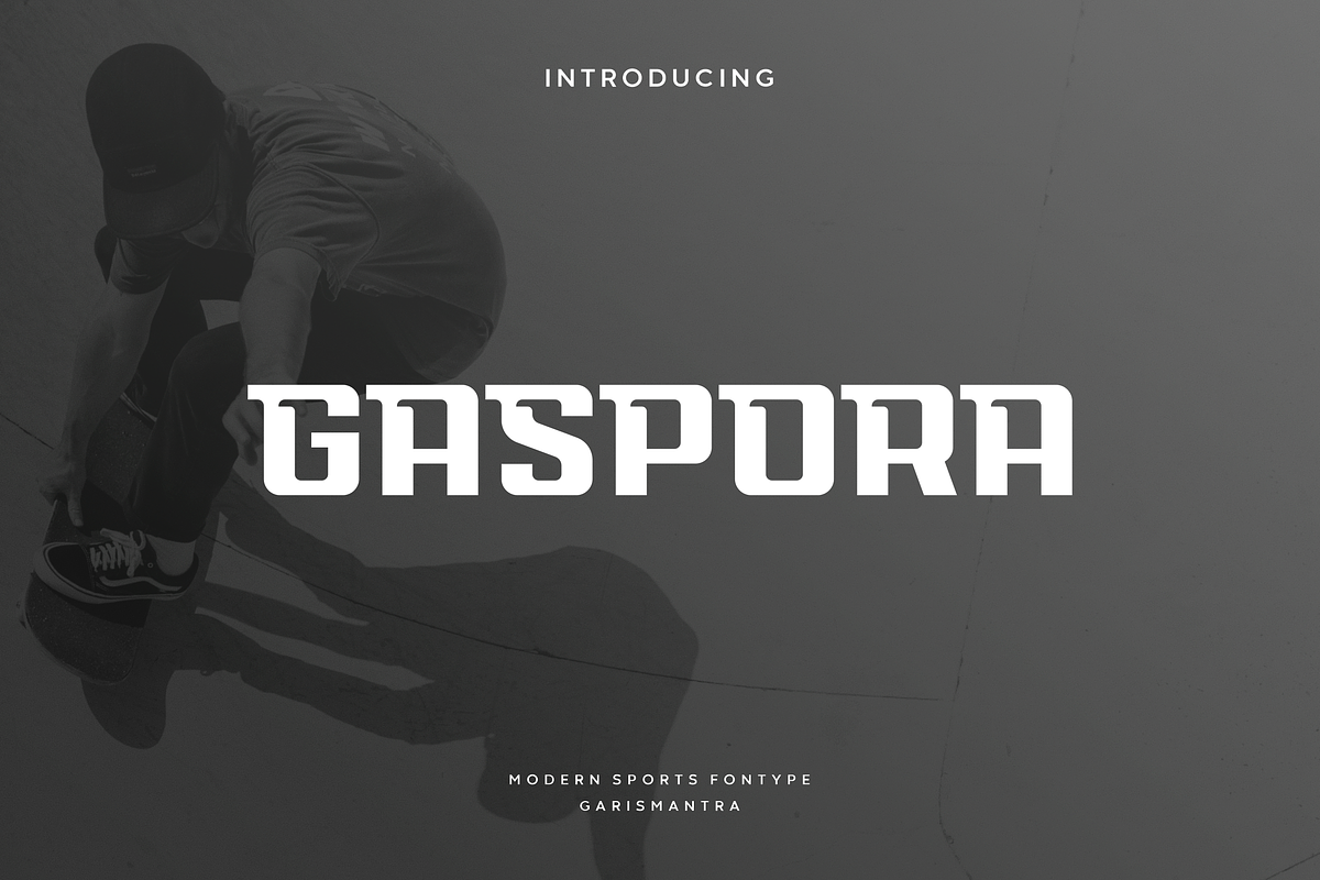 Gaspora, a Font by garismantra (Photo 1 of 4)