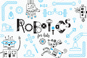 ROBOTICS for kids, a Technology Illustration by Baksiabat (Thumbnail 1 of 6)