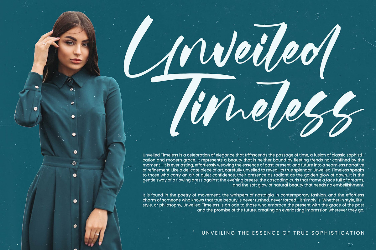Whitela Akuatic - Bold Brush Font, a Script Font by stylishtype.co (Photo 6 of 20)