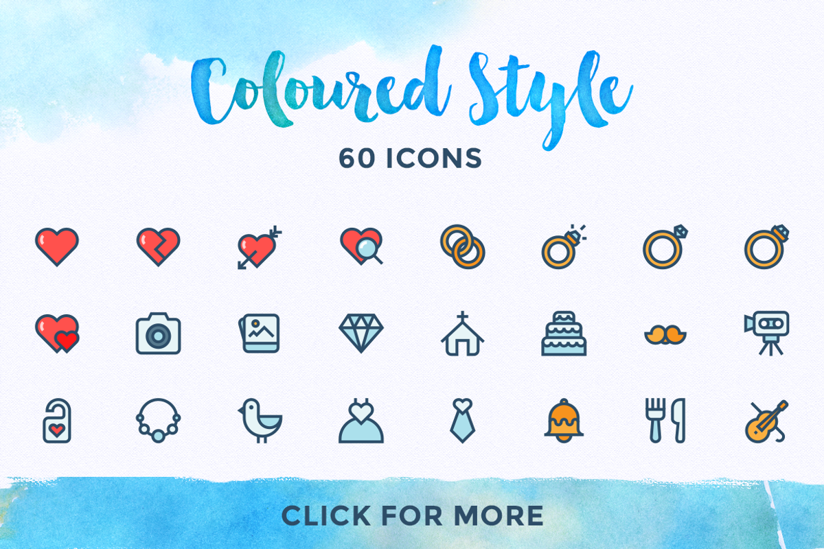 WEDDING ICONS preview 3