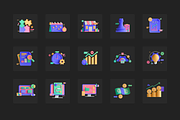 3D Business Analytics Icons, a 3D by Flat Icons (Thumbnail 4 of 8)