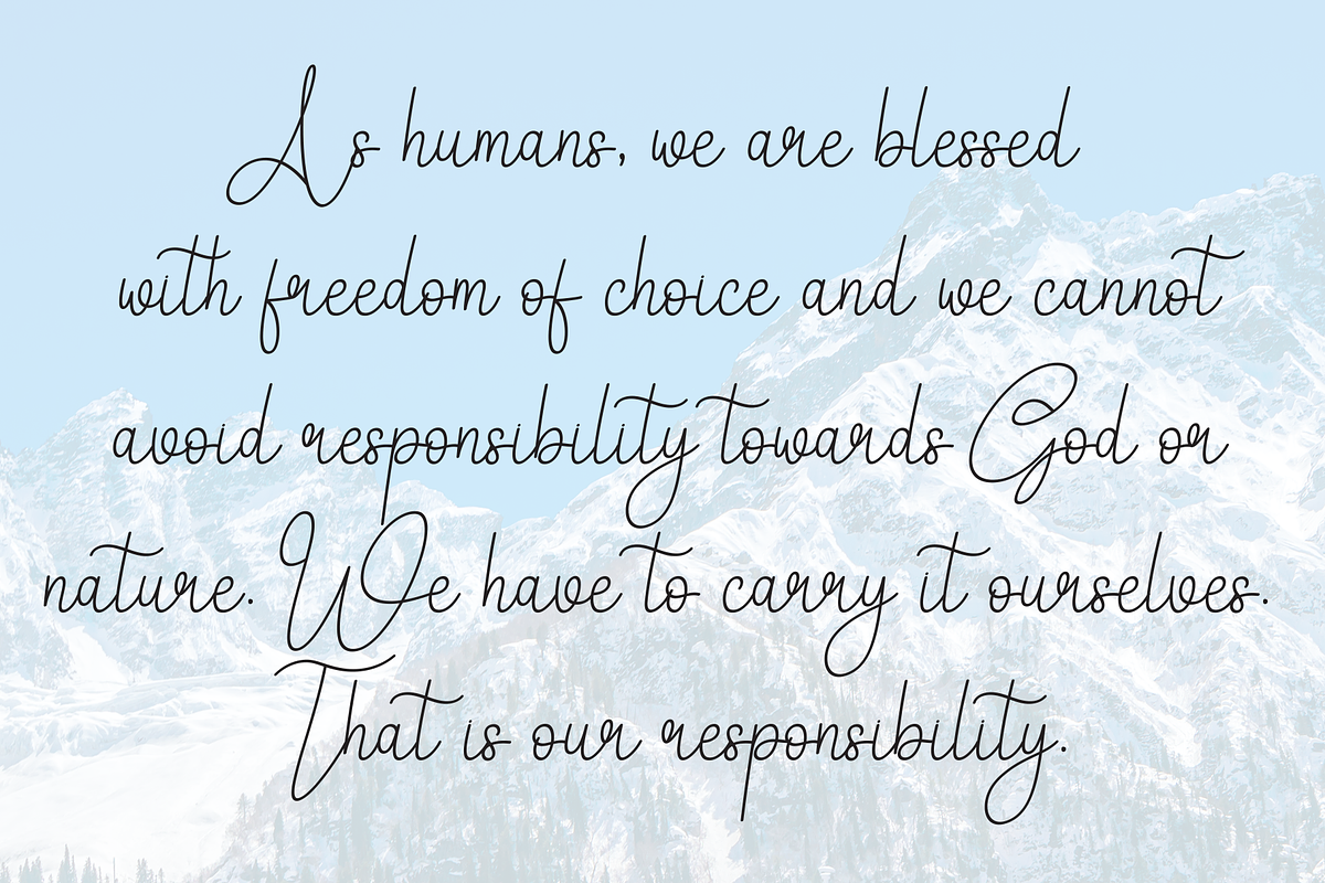 Rainday | Script Font, a Handwritten Font by Scratchones (Photo 6 of 9)