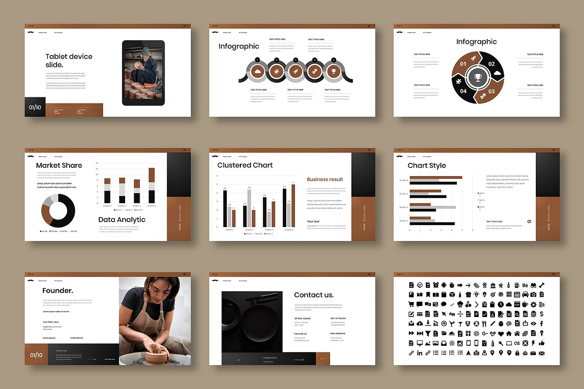 Lonux - Business Google Slide Templa, a Presentation Template by Dens Creative Studio (Photo 5 of 6)