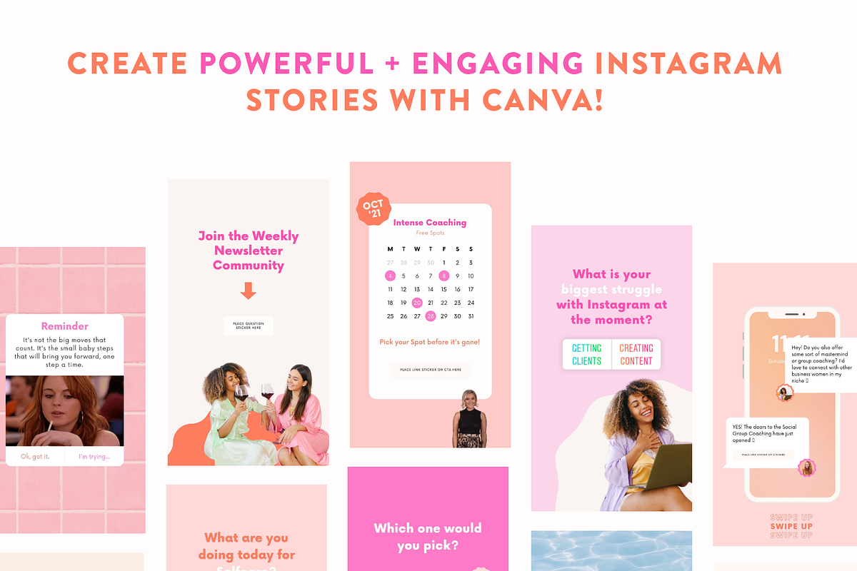 Engagement Instagram Boost Bundle, a Social Media Template by My Social Boutique (Photo 4 of 27)