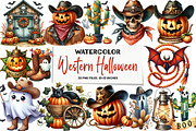 Western Halloween Sublimation Bundle, an Illustration by DreamArtGraphic (Thumbnail 1 of 5)