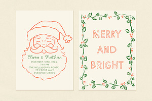 Hand Drawn Christmas SVG Bundle