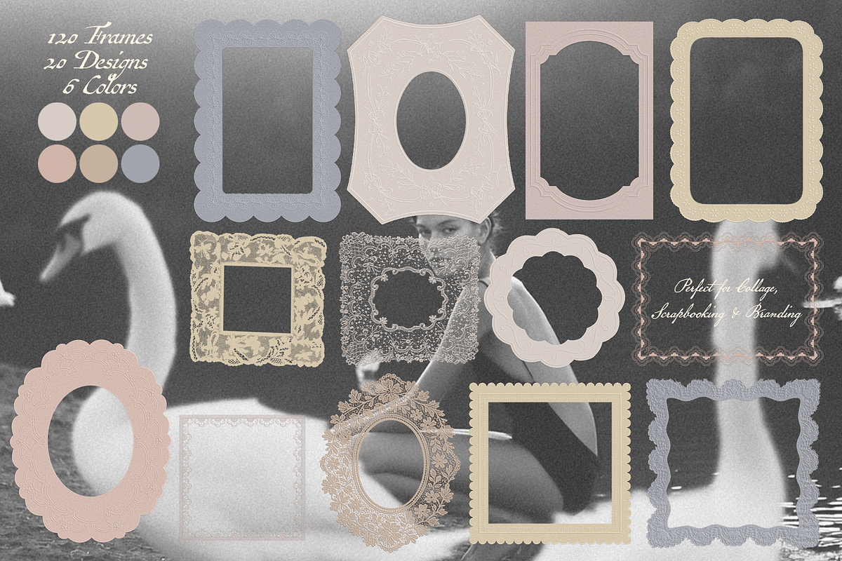 Valencia - Embossed Papers & Frames, a Texture Graphic by lerinartstudio (Photo 8 of 13)